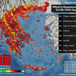 Ξεπέρασε τους 40 °C η θερμοκρασία την Tρίτη 25/08 – Τους 39 °C ξεπέρασε στην Αττική